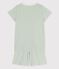 Pigiama corto a fiori bambina in cotone verde HERBIER/ MARSHMALLOW