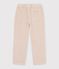 Pantaloni dritti in velluto bambino GESSO