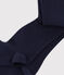 Collant bambina in jersey tinta unita blu SMOKING