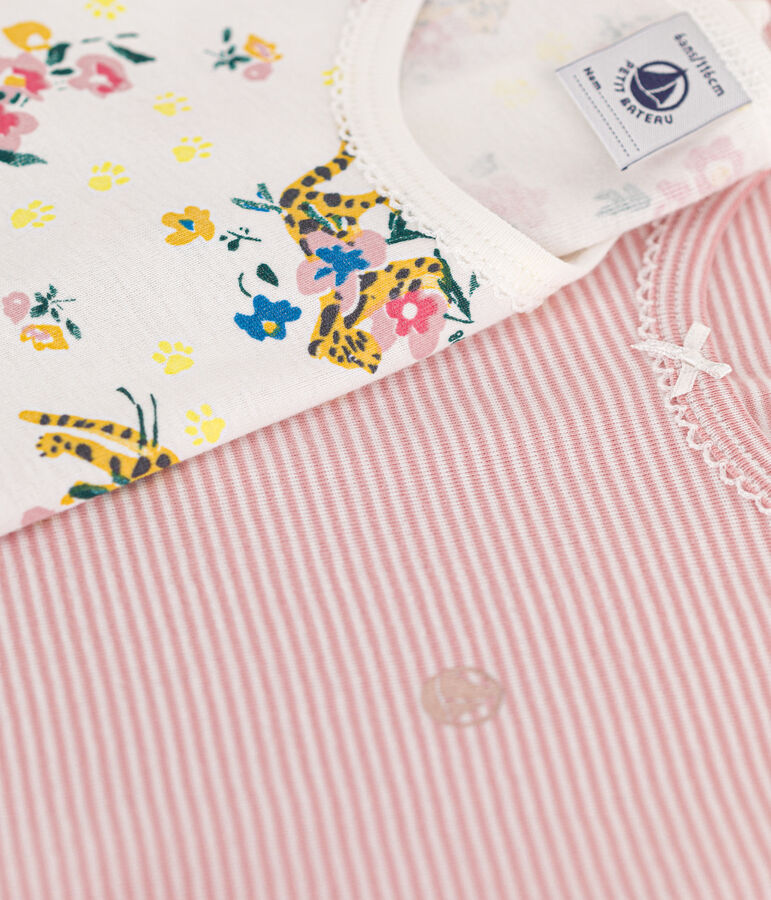 Confezione da 2 pigiami shorts in cotone bambino multicolore