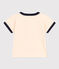 T-shirt bebè a maniche corte in jersey leggero bianco AVALANCHE/blu SMOKING
