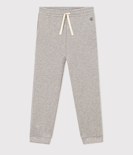 Pantaloni da jogging in molleton bambina grigio CHATON CHINE