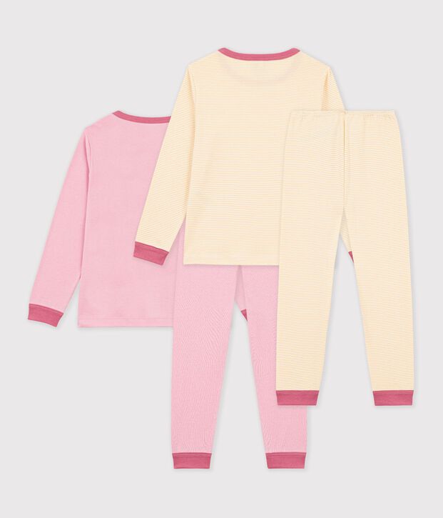 Set di pigiami in cotone fantasia bambino multicolore