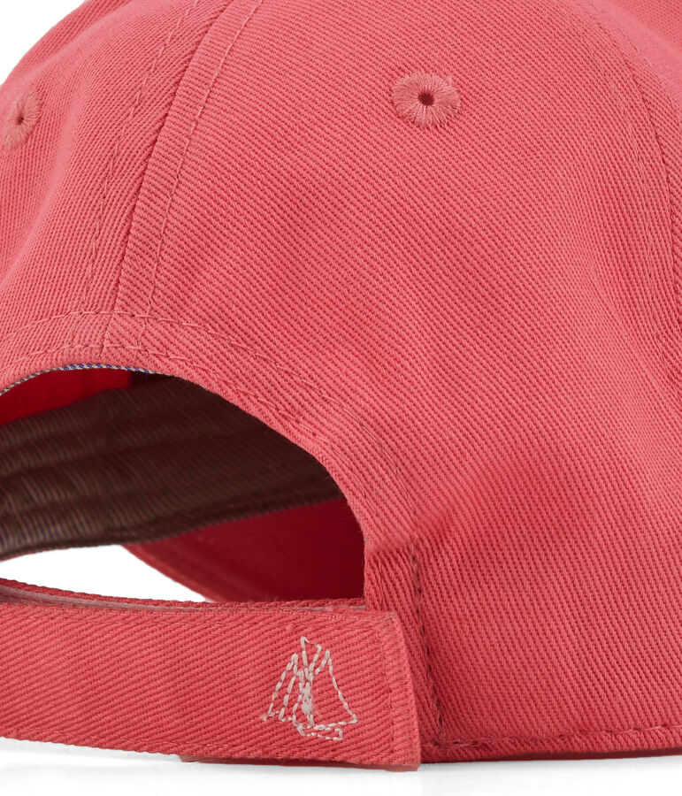 Berretto con visiera bambino unisex rosa