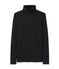 dolcevita donna in cotone leggero nero NOIR