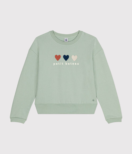 Maglia in tessuto felpato donna verde HERBIER