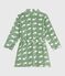 Vestaglia in pile con stampa bambino SAULE/ MARSHMALLOW
