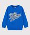 Felpa in molleton bambino blu DELFT