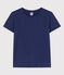 T-shirt LE DROIT girocollo in cotone donna blu CHALOUPE
