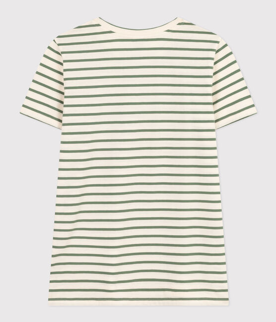 T-shirt LE DROIT girocollo in cotone Donna AVALANCHE/ CROCO