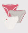 Confezione da 3 slip bambina in cotone variante 3