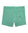 Short bebè maschio a righe verde PIVERT/bianco MARSHMALLOW