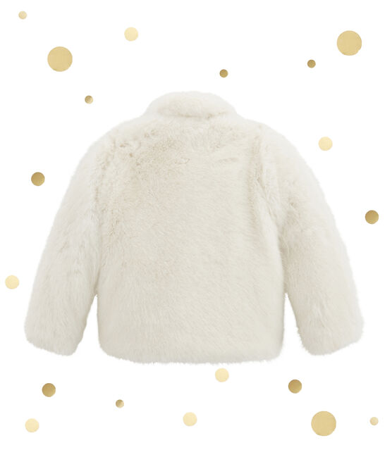 Cappotto in finta pelliccia bianco MARSHMALLOW