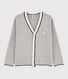 Cardigan in cotone jersey bambino