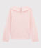 T-shirt con scollo bambina rosa MINOIS