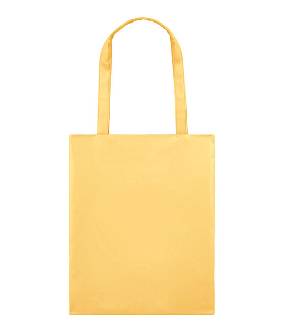 borsa shopping tinta unita giallo DORE