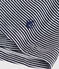 T-shirt L'Iconique scollo a V in cotone a righe donna blu SMOKING/bianco MARSHMALLOW