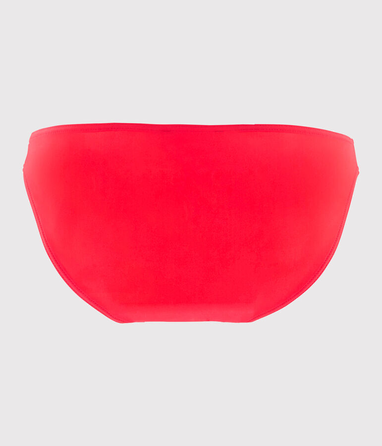 Slip costume da bagno tinta unita donna rosa