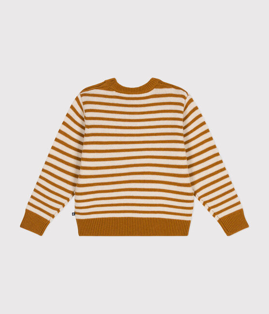Maglione in misto lana e cotone bambino bianco AVALANCHE/ ECUREUIL