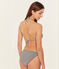 Costume due pezzi donna blu ABYSSE/bianco LAIT