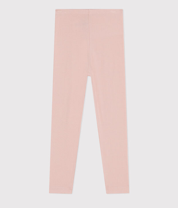 Jeggings bambina in jersey elasticizzato rosa