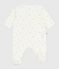 Pigiama in cotone a fiori neonato bianco/multicolore