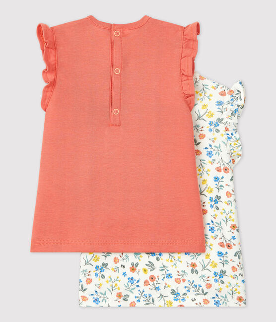 Set di due bluse per a manica corta in cotone. variante 1