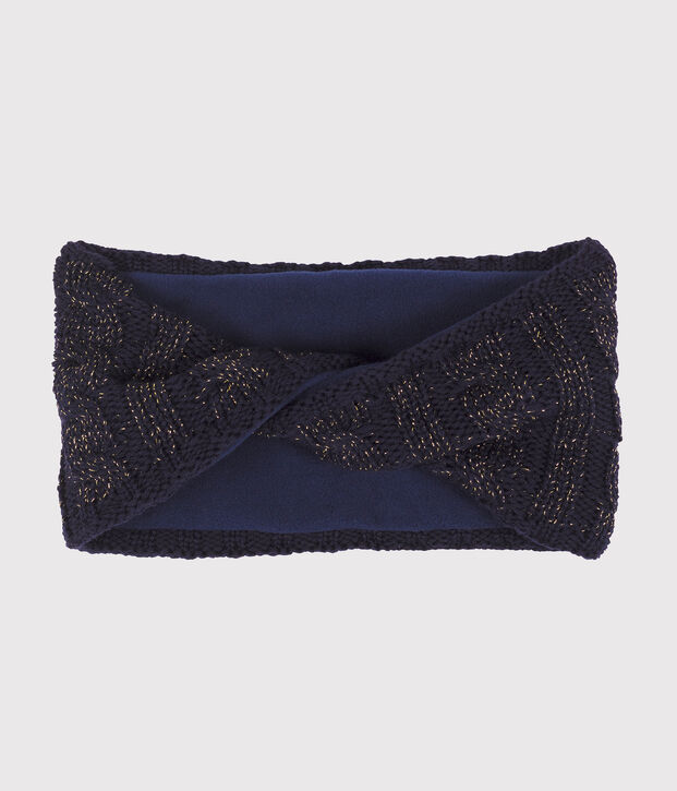 Snood bambina blu/giallo