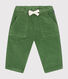 Pantaloni in velluto neonato