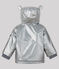 Cerata calda foderata in sherpa bebè femmina/maschio grigio ARGENT