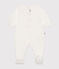 Pigiama in cotone neonato bianco MARSHMALLOW/bianco MISTIGRI