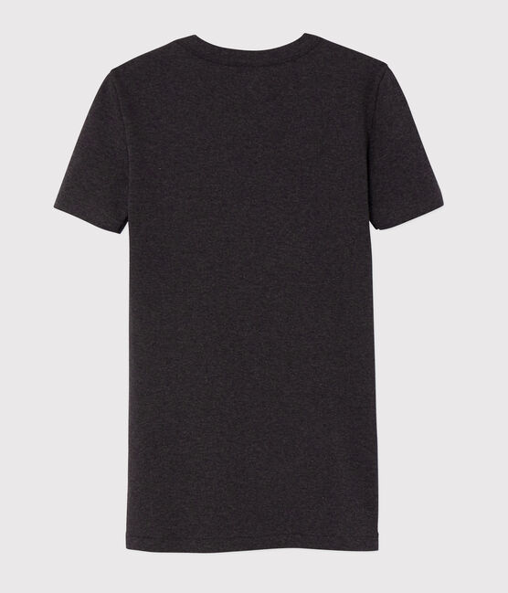 T-shirt girocollo iconica in cotone Donna grigio CITY CHINE