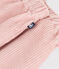 Pantaloni in velluto neonato rosa SALINE