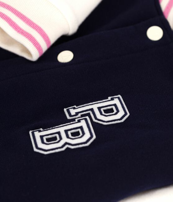 Giacca stile teddy bambina in cotone tinta unita SOIR