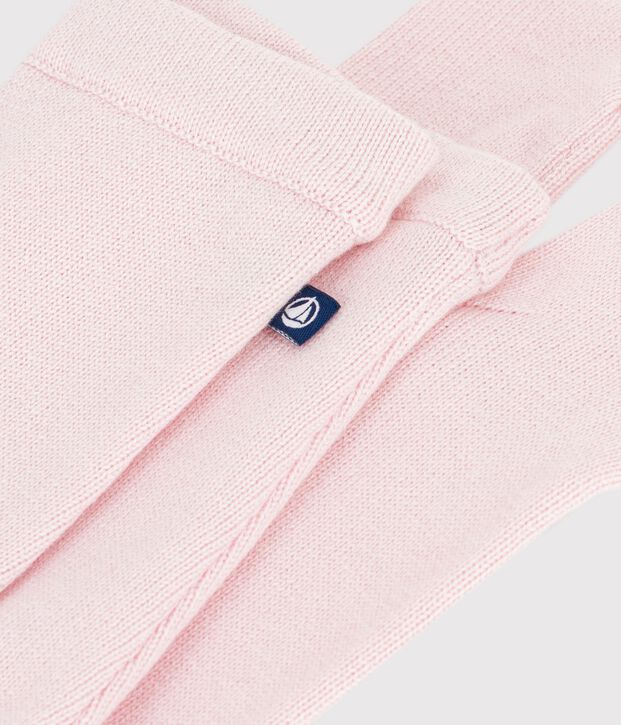 Pantaloni in maglia di lana e cotone tinta unita neonato BARELY