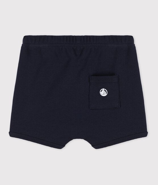 Shorts per  bebè in cotone blu SMOKING
