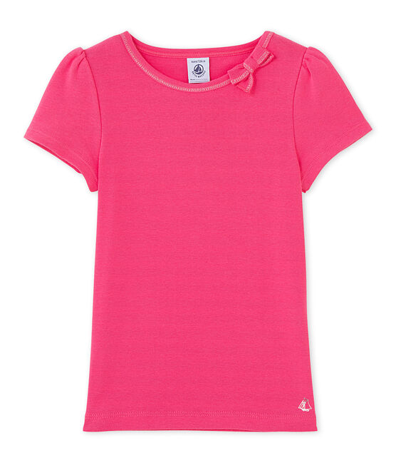 T-shirt bambina rosa Peony