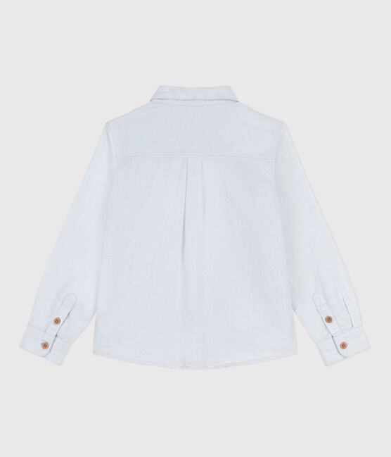 Camicia a manica lunga in lino bambino PLEINAIR