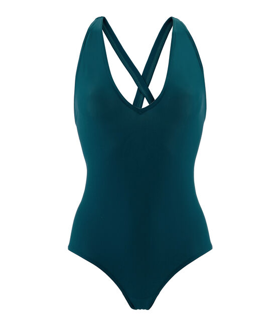 Costume Intero Donna Incrociato Sulla Schiena Petit Bateau