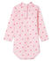 Body manica lunga e dolcevita bebè unisex rosa VIENNE/ CUPCAKE