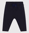 Pantalone in tubique trapuntato per bebè blu SMOKING