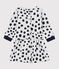 Abito a maniche lunghe da bebè femmina Jean Jullien bianco MARSHMALLOW/ DOTTIES