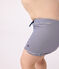 Shorts da bagno bebè blu MEDIEVAL/bianco MARSHMALLOW