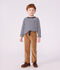 Pantaloni dritti in velluto bambino LATTE