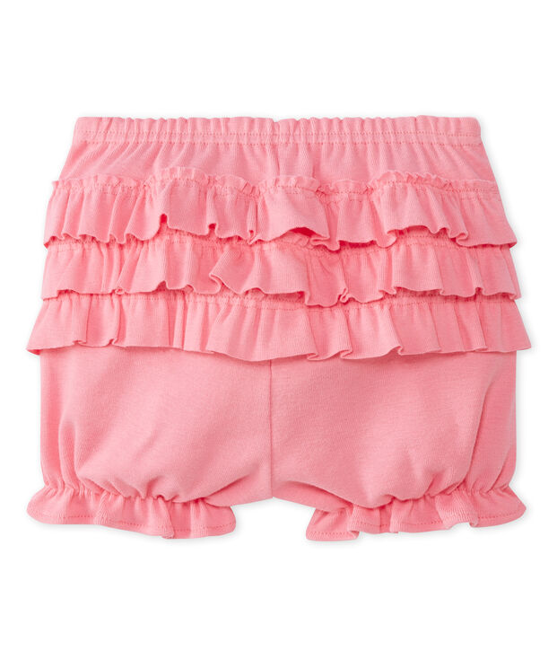 Culotte bloomer per beb&egrave; femmina rosa