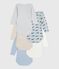 Set di body a maniche lunghe in cotone con balene stampate neonato variante 1