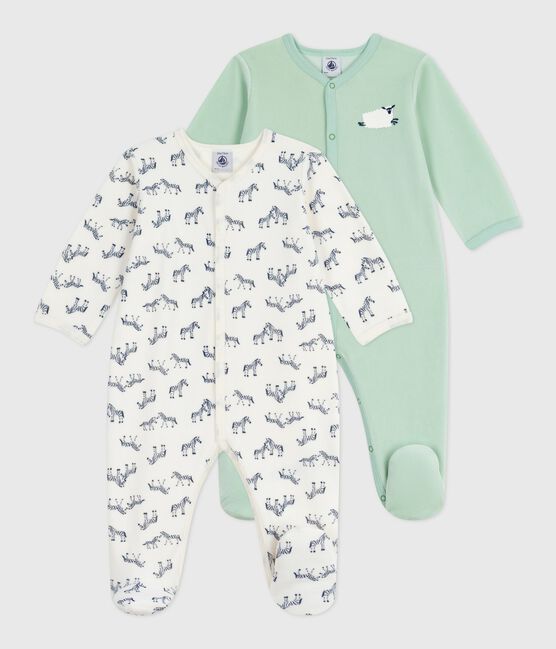 Set di pigiami in cotone con stampa neonato variante 1