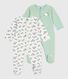 Set di pigiami in cotone con stampa neonato