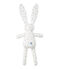 Doudou lapin bébé mixte imprimé bianco LAIT/bianco MULTICO