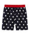 Short da spiaggia bambino blu SMOKING/bianco MARSHMALLOW